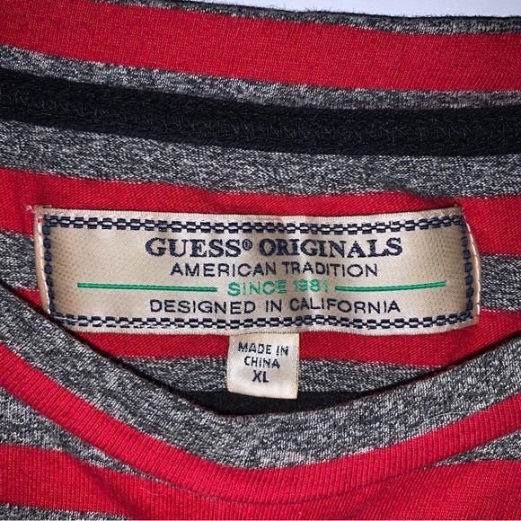 Guess original stiped shirt sz XL - Picture 3 of 5